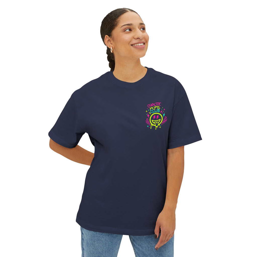 Chaos but Make It Cute Tee — Oversized Graphic Boxy T-Shirt