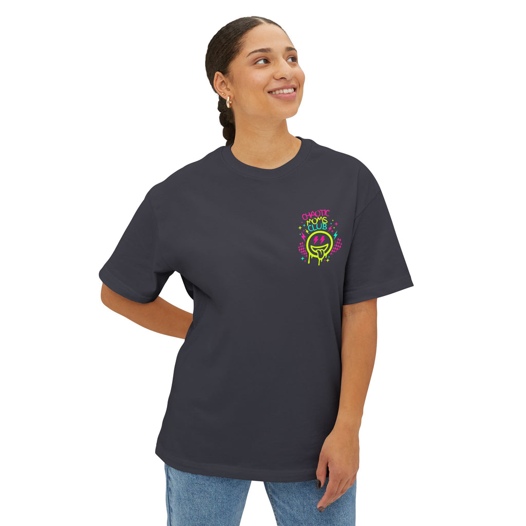 Chaos but Make It Cute Tee — Oversized Graphic Boxy T-Shirt